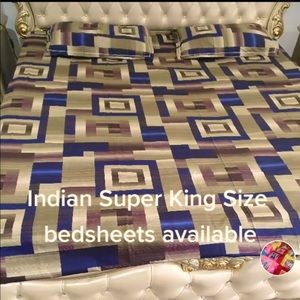Indian king size bedsheet